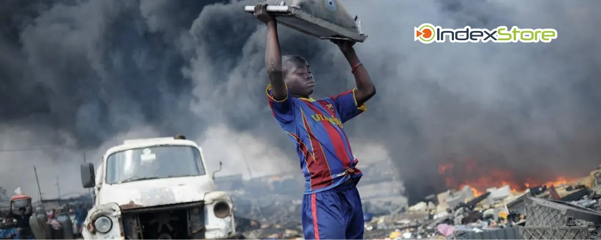 Las consecuencias que produce la basura electrónica en el medio ambiente.