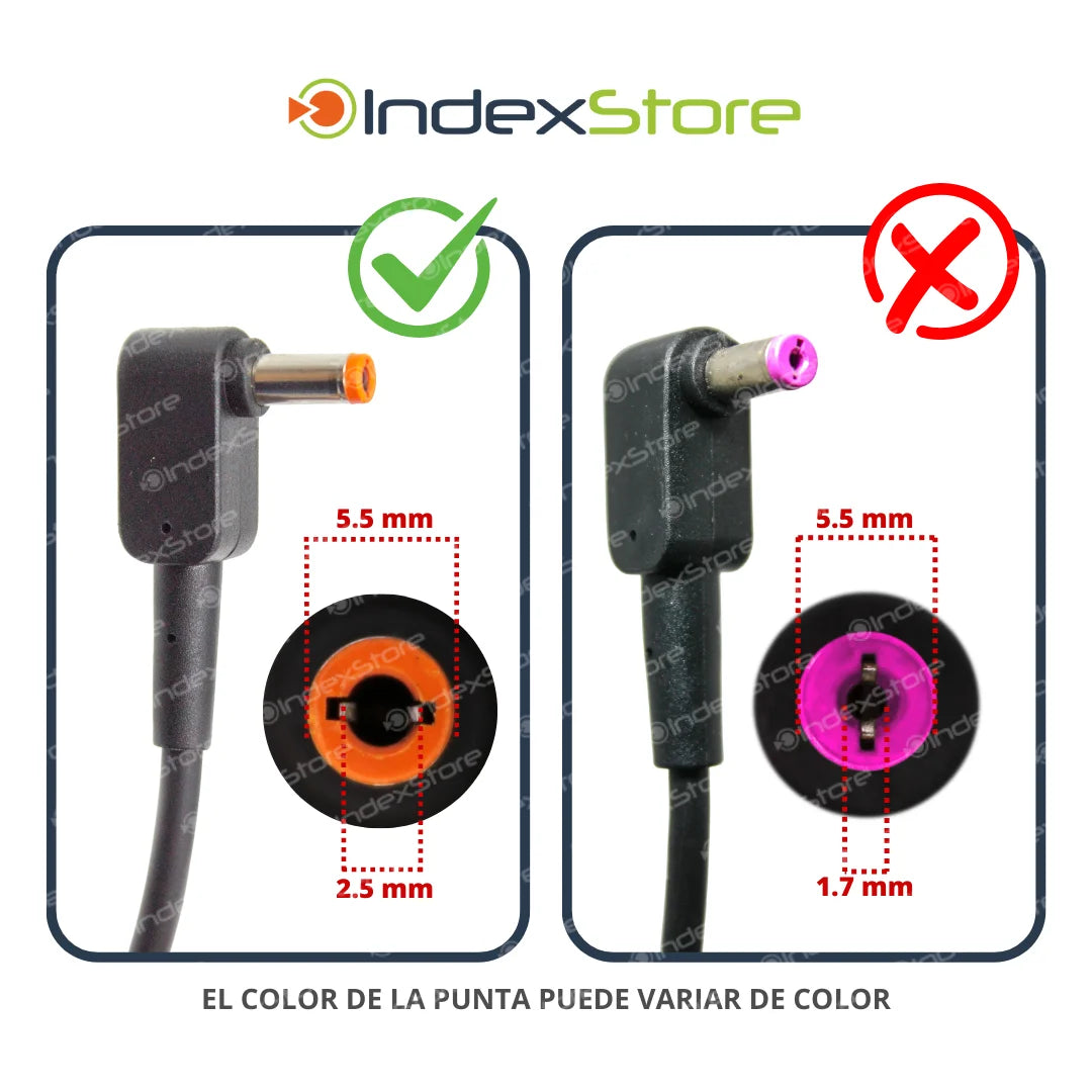 Cargador Notebook Acer Aspire 7 A715-72G (135W) Punta naranja - Original