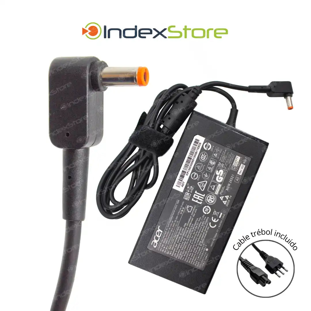 Cargador Notebook Acer Aspire 7 A715-72G (135W) Punta naranja - Original