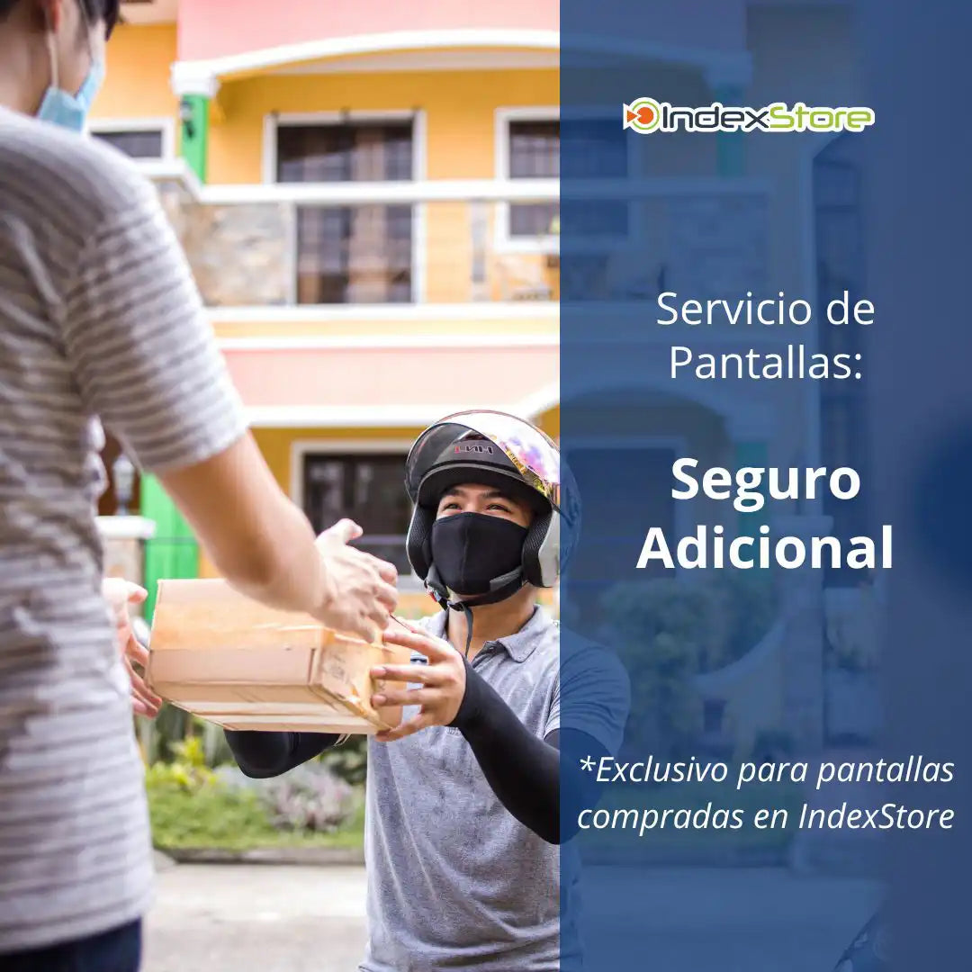 Seguro Adicional: Envío de pantallas