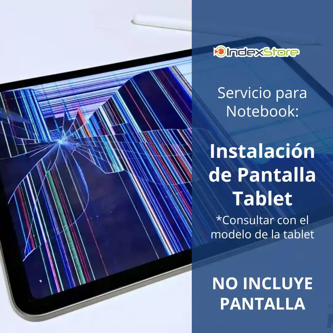 Instalación pantalla Tablet (no incluye pantalla)