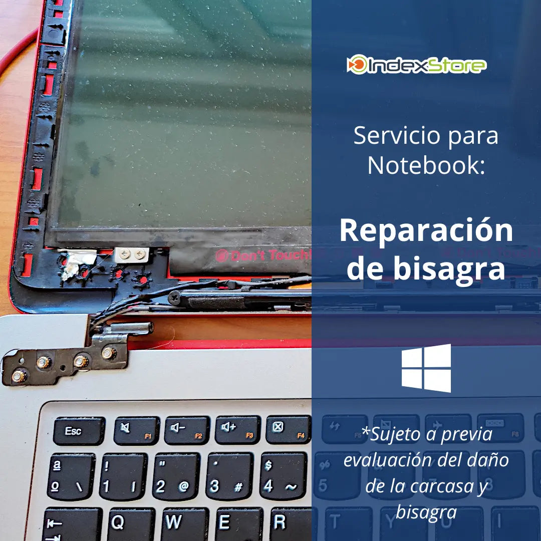 Reparación de Bisagra de Notebook (9 meses de Garantía)