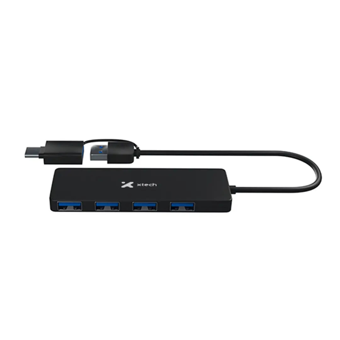 Hub-Hub USB 3.0 tipo A+C de 4 puertos USB