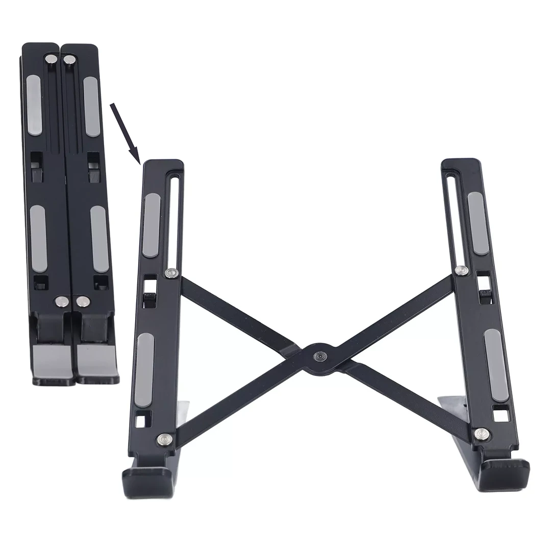 Base para Notebook de Aluminio de 13" a 14" Color Negro