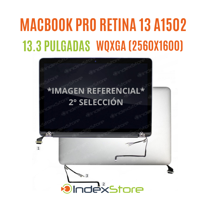 Pantalla S/M MacBook Pro Retina 13 A1502 | Detalle Flex (Sin Cámara)