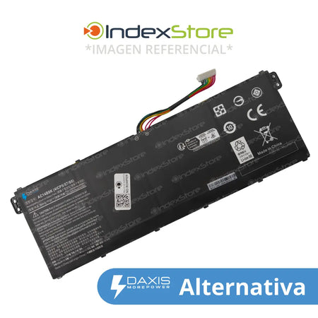 Batería interna para notebook 15.2V ~ 17,2V / 46Wh ~ 48Wh 4 celdas, nueva probada, 6 meses de garantía. Compatible con N° de parte AC14B18J, 3ICP5/57/80, KT.0030G.004, AC14B8K, KT.00403.024