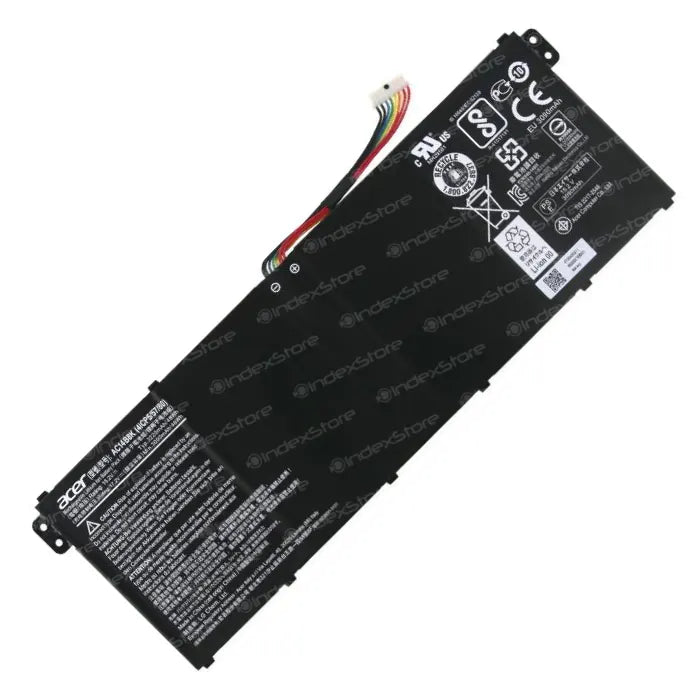 Batería interna para notebook Acer de 15.2V ~ 17,2V / 46Wh ~ 48Wh 4 celdas, nueva probada, 6 meses de garantía. Compatible con N° de parte AC14B18J, 3ICP5/57/80, KT.0030G.004, AC14B8K, KT.00403.024