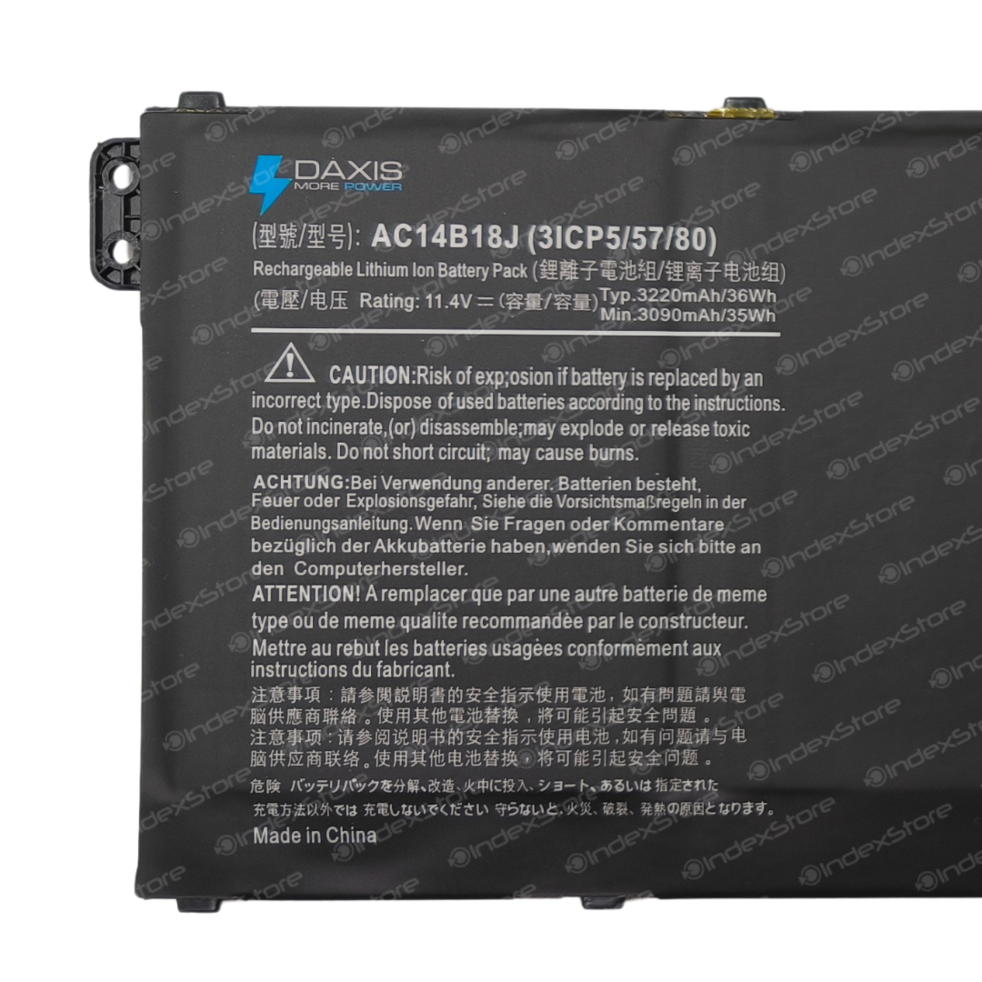 Batería Notebook Acer AC14B18J - Daxis