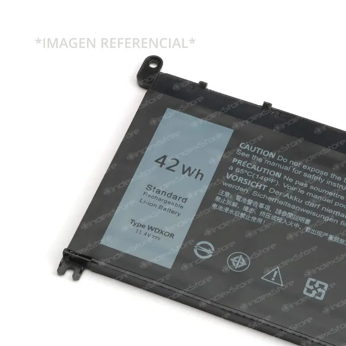 Batería interna para notebook Dell de 11.4V 42Wh 3 celdas, nueva probada, 6 meses de garantía. Compatible con N° de parte 3CRH3, T2JX4, FC92N, CYMGM, Y3F7Y, C4HCW, FW8KR, 8YPRW, WDX0R, 0WDX0R.