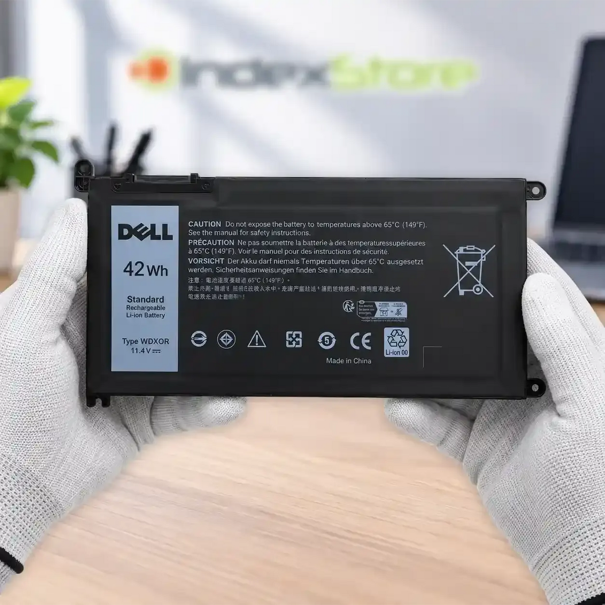 Batería interna para notebook Dell de 11.4V 42Wh 3 celdas, nueva y probada, 6 meses de garantía. Compatible con N° de parte 3CRH3, T2JX4, FC92N, CYMGM, Y3F7Y, C4HCW, FW8KR, 8YPRW, WDX0R, 0WDX0R.