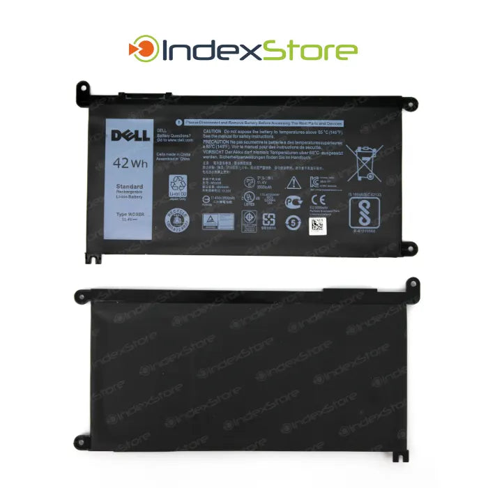 Batería interna para notebook Dell de 11.4V 42Wh 3 celdas, nueva y probada, 6 meses de garantía. Compatible con N° de parte 3CRH3, T2JX4, FC92N, CYMGM, Y3F7Y, C4HCW, FW8KR, 8YPRW, WDX0R, 0WDX0R.