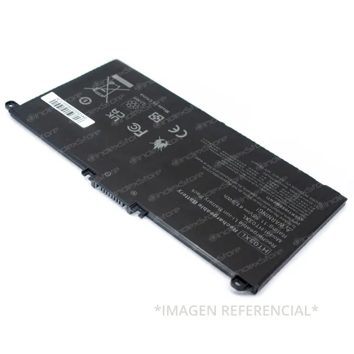 Batería interna para notebook Hp de 11.4V~11.55V 41Wh 3 celdas, nueva probada, 6 meses de garantía. Compatible con N° de parte HT03XL, L11119-855, HSTNN-IB80, HT03041XL, L11421-2D1, L11421-2D2, L11421-1C1, L11421-2C2, L11421-271, HSTNN-DB8S, L11421-542, HSTNN-DB9D, L11421-421, L11421-2C1, HSTNN-IB8O, L11119-857, HSTNN-LB8M, L11119-856, L11421-1C2, L11421-422, L11421-2C3, HSTNN-1B80, HSTNN-DB8R