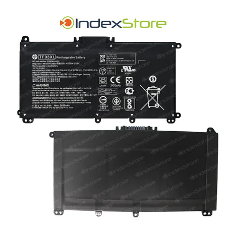 Batería interna para notebook Hp de 11,55V 41.9Wh 3 celdas, nueva probada, 6 meses de garantía. Compatible con N° de parte 920046-421, 920070-855, TF03XL