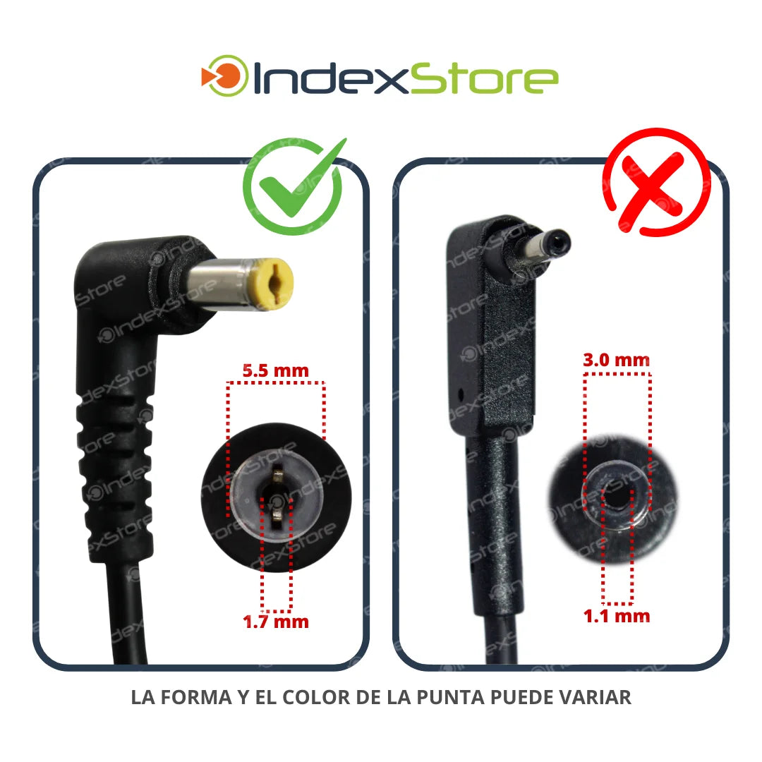 Cargador Acer 19V 3.42A 65W Plug 5.5x1.7mm - Original