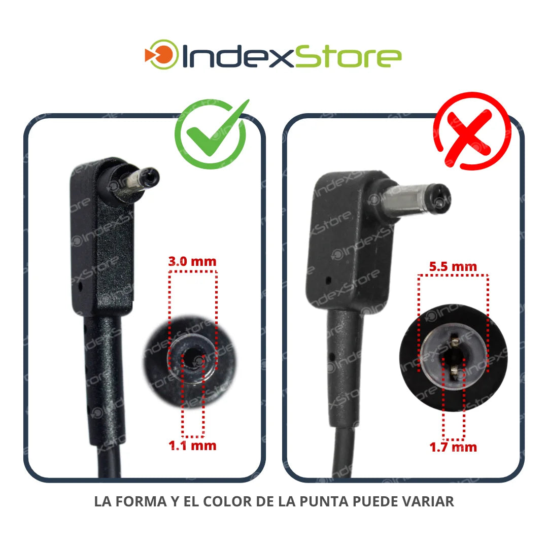 Cargador Acer 19V 2.37A 45W Plug 3.0x1.1mm - Original