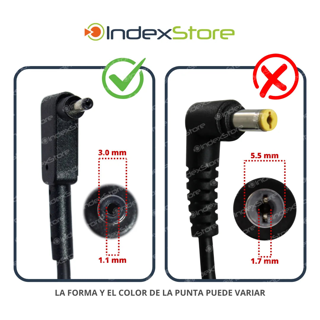 Cargador Acer 19V 3.42A 65W Plug 3.0x1.1mm - Original