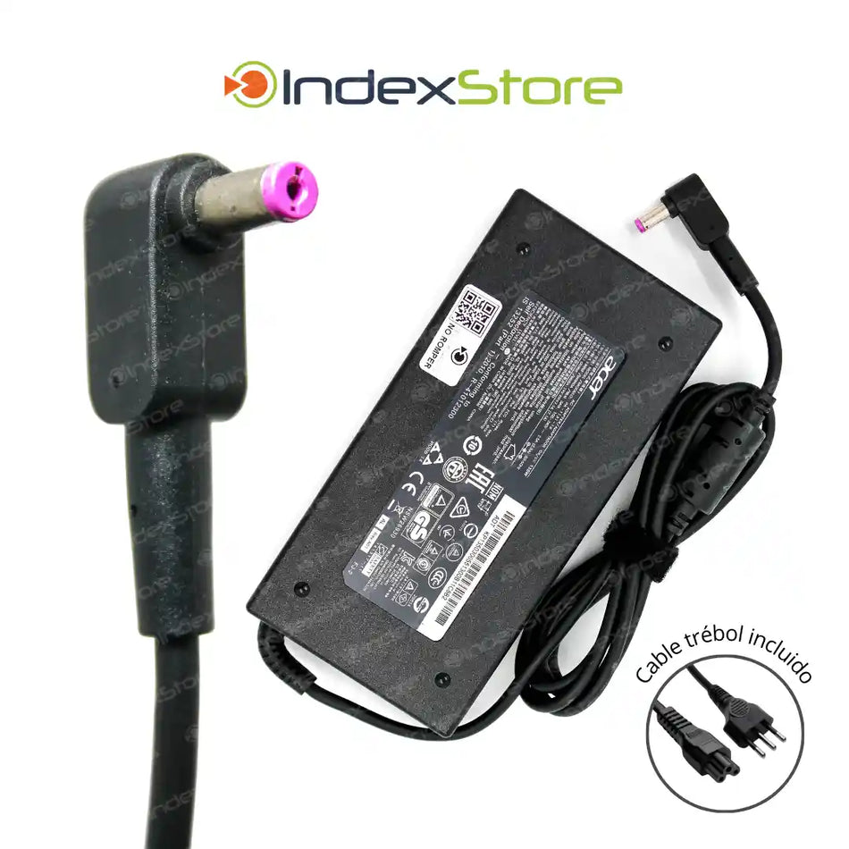 Cargador Notebook Acer Predator Helios 300 G3-571 (135W) Punta morada - Original