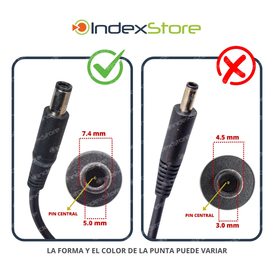 Cargador Dell 19.5V 3.34A 65W Plug 7.4X5.0mm PA12 - Original