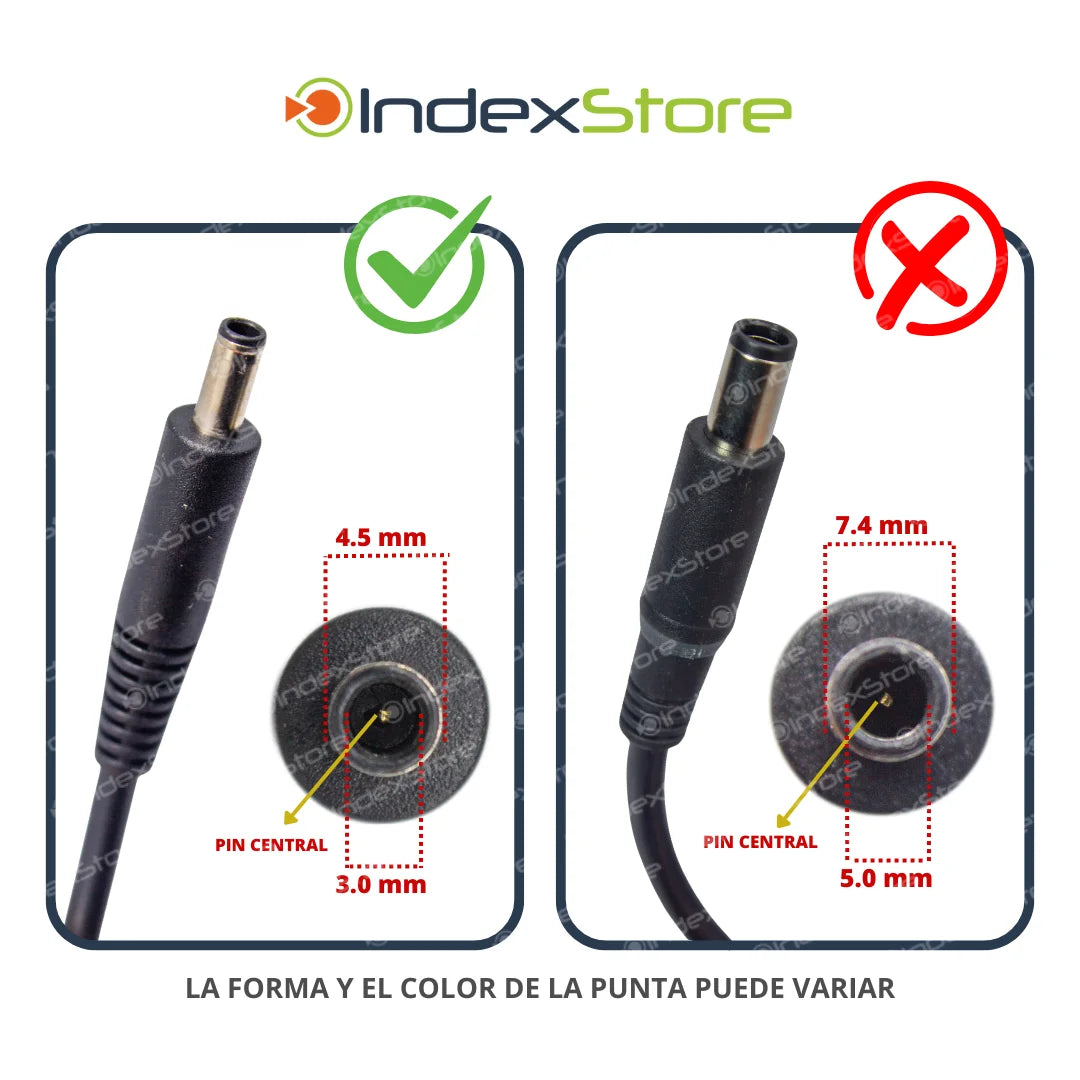 Cargador Dell 19.5V 3.34A 65W Plug 4.5X3.0mm - Original