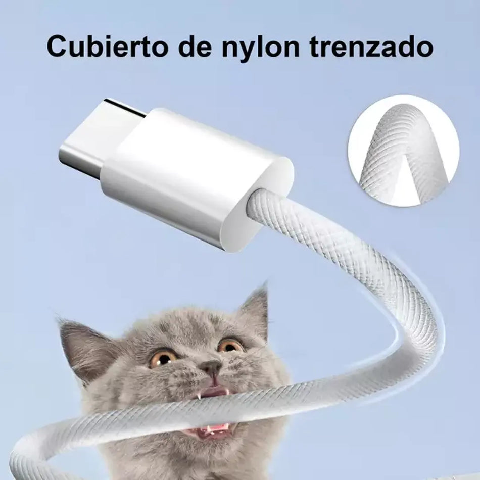 Cargador para Celular / iPhone USB-C marca QIHANG carga 35W Modelo NC50