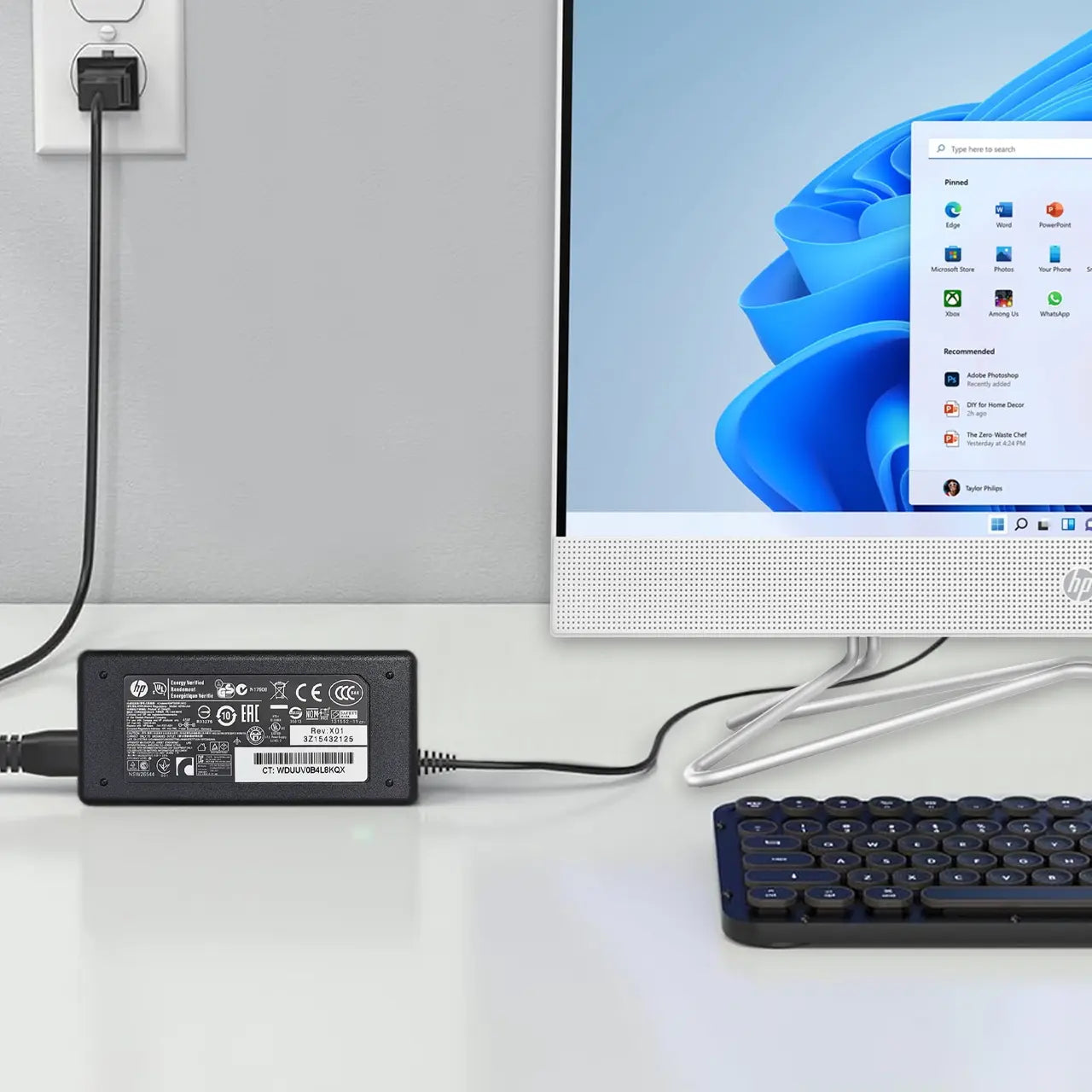 Cargador All in One HP 20-e111la (45W) - Original