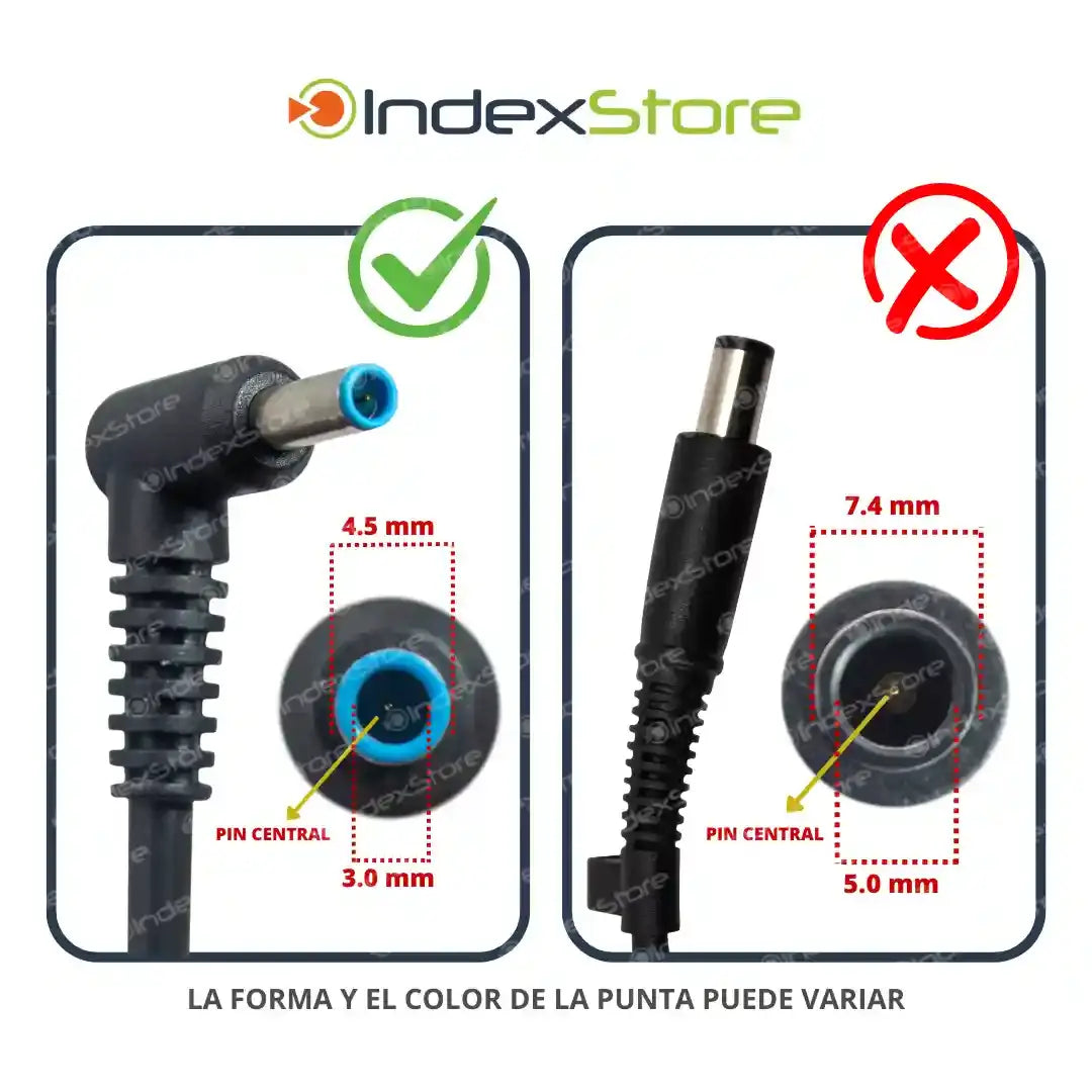 Cargador HP 19.5V 3.33A 65W Plug 4.5X3.0mm - Original
