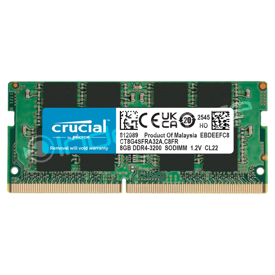 Memoria Ram Crucial Sodimm DDR4 3200MHZ de 8GB