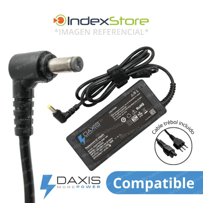 Cargador Acer 19V 3.42A 65W Plug 5.5x1.7mm - Daxis