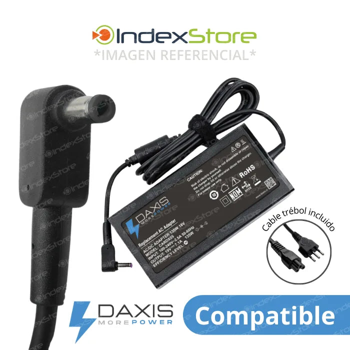 Cargador Acer 19V 7.1A 135W Plug 5.5x1.7mm - Daxis