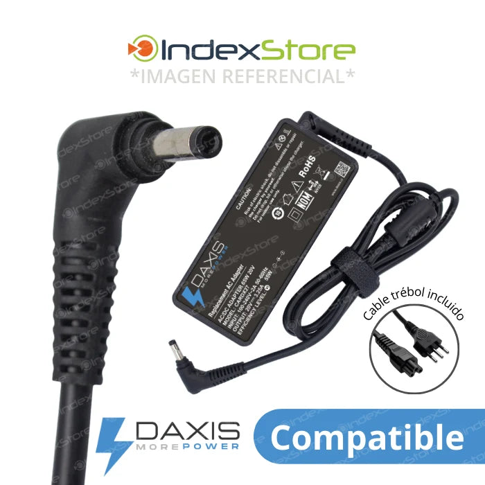 Cargador Lenovo 20V 3.25A 65W Plug 4.0x1.7mm - Daxis