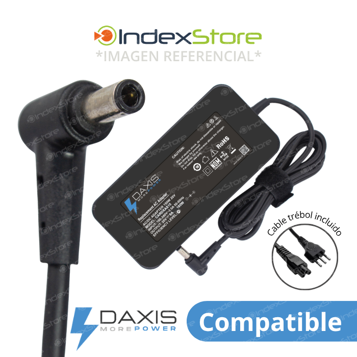 Cargador Asus 20V 9A 180W Plug 6.0x3.7mm - Daxis