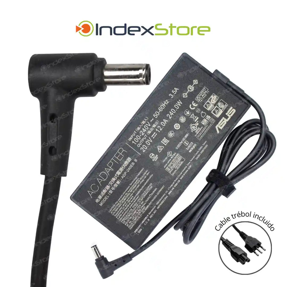 Cargador Asus 20V 12A 240W Plug 6.0x3.7mm - Original