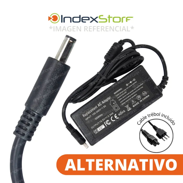 Cargador Dell 19.5V 3.34A 65W Plug 4.5X3.0mm - Alternativo