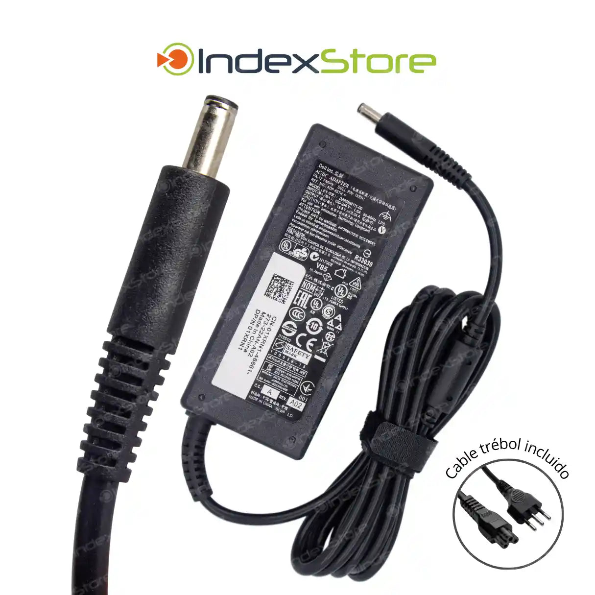 Cargador Dell 19.5V 3.34A 65W Plug 4.5X3.0mm - Original