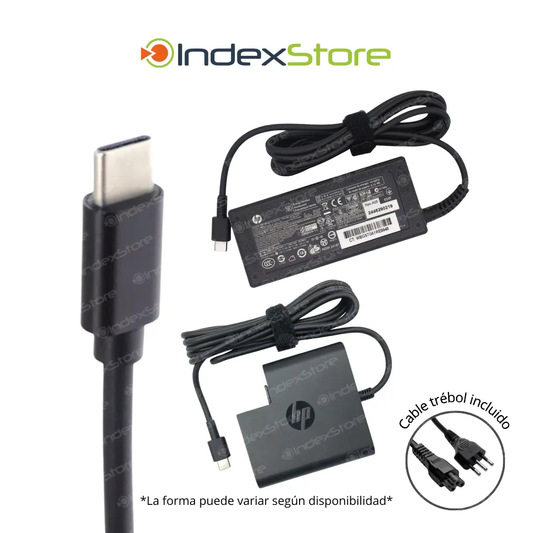 Cargador HP 20V 3.25A 65W Plug USB-C - Original