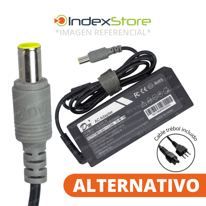 Cargador Lenovo 20V 3.25A 65W Plug 7.9X5.5mm - Alternativo
