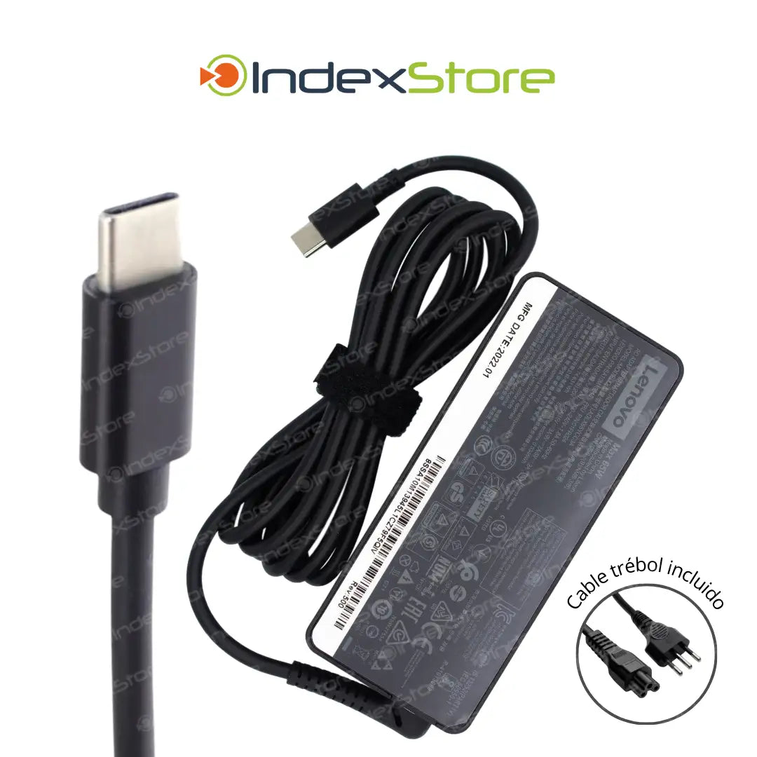 Cargador Lenovo 20V 3.25A 65W Plug USB-C - Original