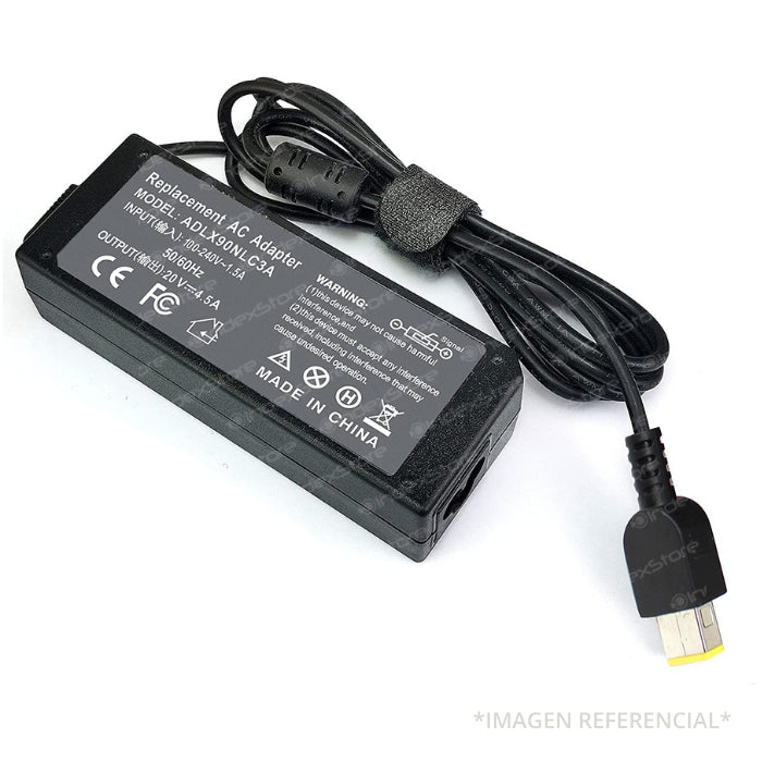 Cargador Lenovo 20V 4.5A 90W Plug USB - Alternativo
