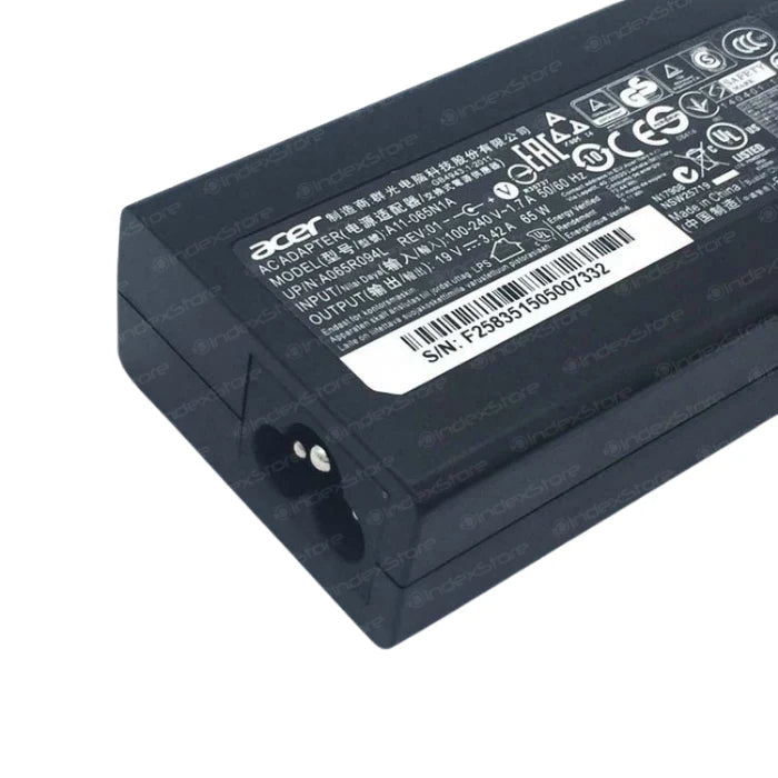 Cargador Acer 19V 3.42A 65W Plug 3.0X1.1mm - Original