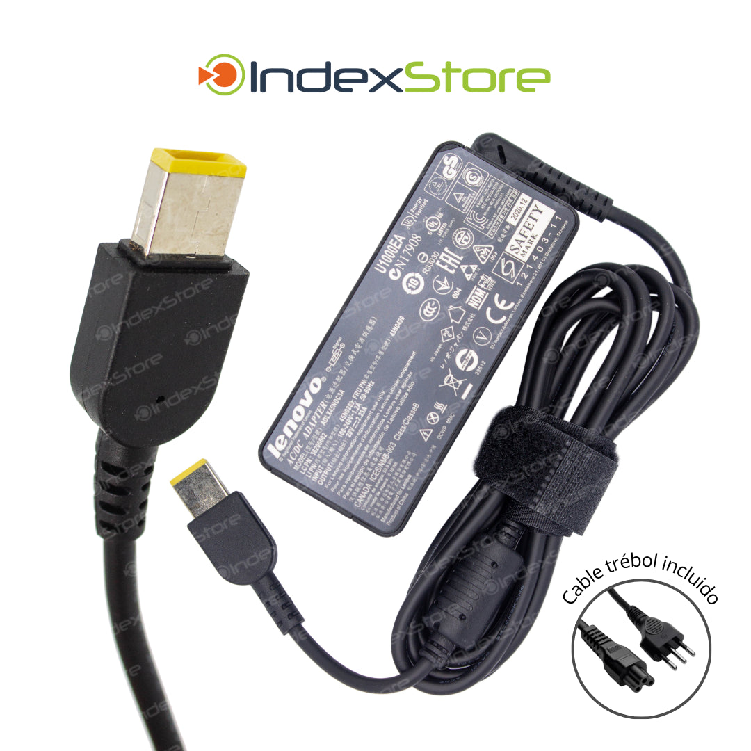 Cargador Lenovo 20V 2.25A 45W Plug USB - Original