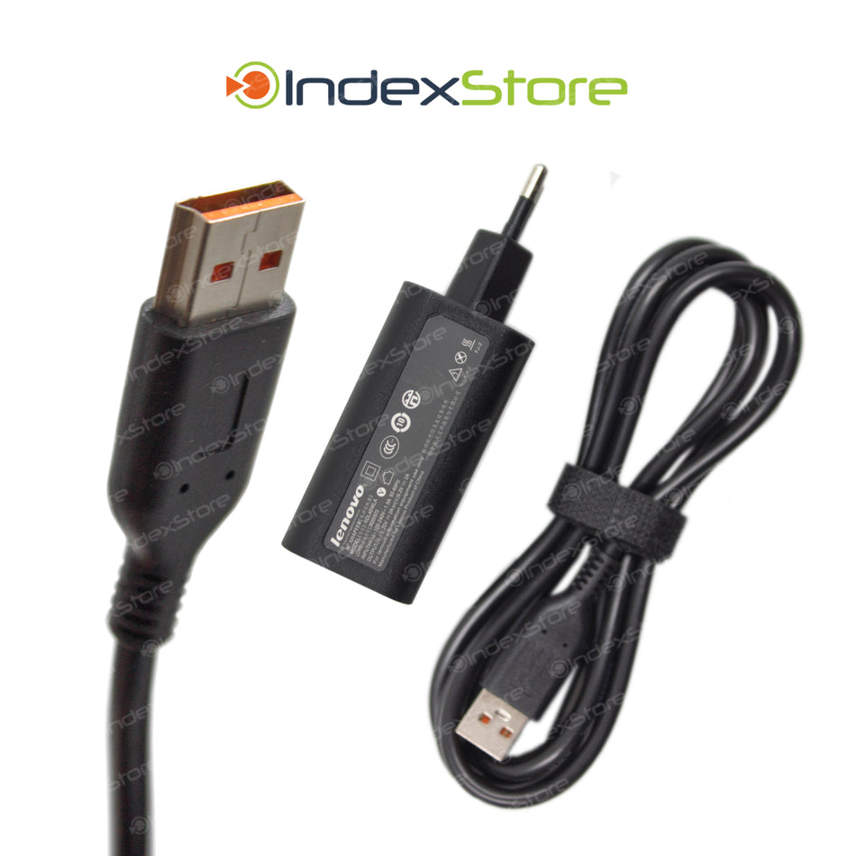 Cargador Lenovo 20V 2A 5.2V 2A 40W 10W Plug USB Naranja - Original