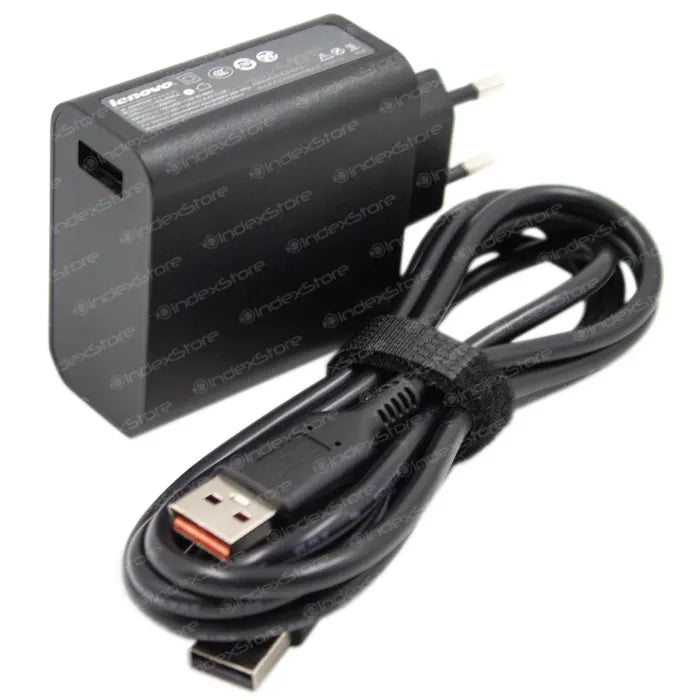 Cargador Lenovo 20V 2A 5.2V 2A 40W 10W Plug USB Naranja - Original