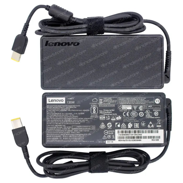 Cargador Lenovo 20V 6.75A 135W Plug USB - Original