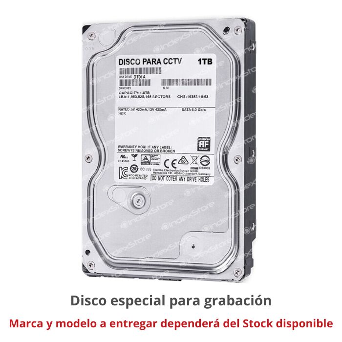 Kit Cámaras Hikvision NVR WiFi 8CH 8CAM Bullet FHD Con Disco 1TB