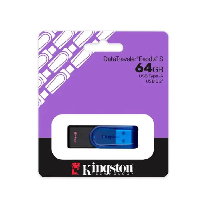 Pendrive Kingston USB 3.2 de 128GB DataTraveler Exodia