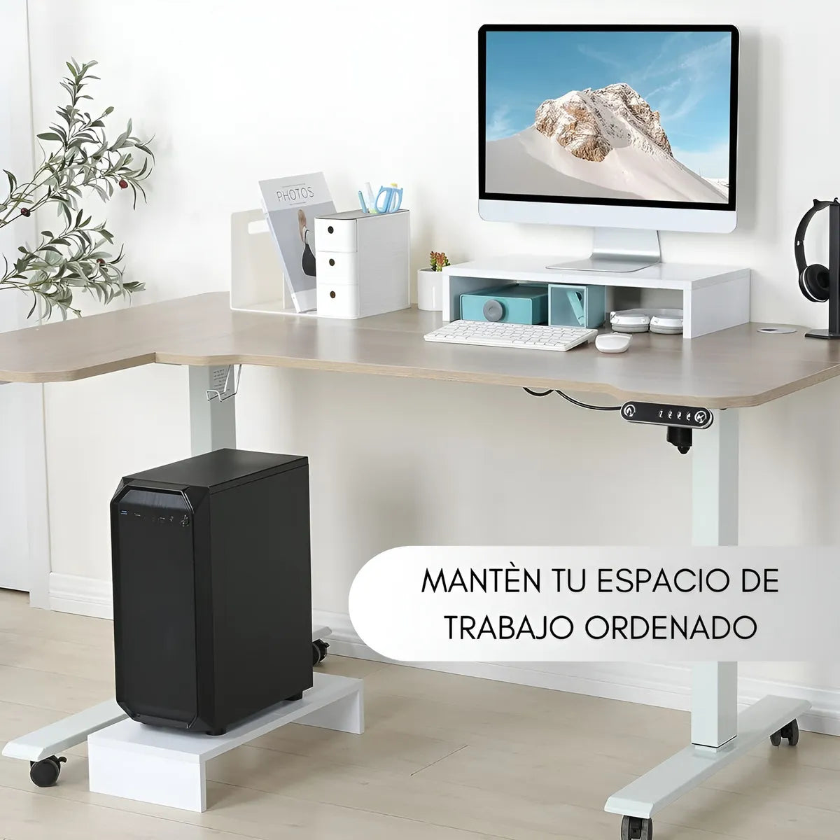 Elevador De Monitor Armable de Madera