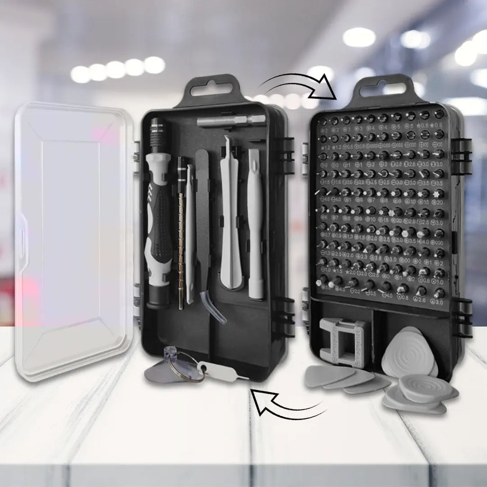 Kit de destornilladores 115 en 1