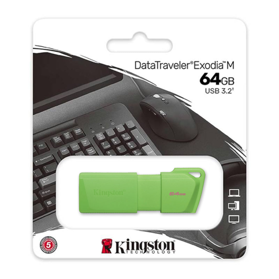 Pendrive Kingston USB 3.2 de 64GB DataTraveler Exodia