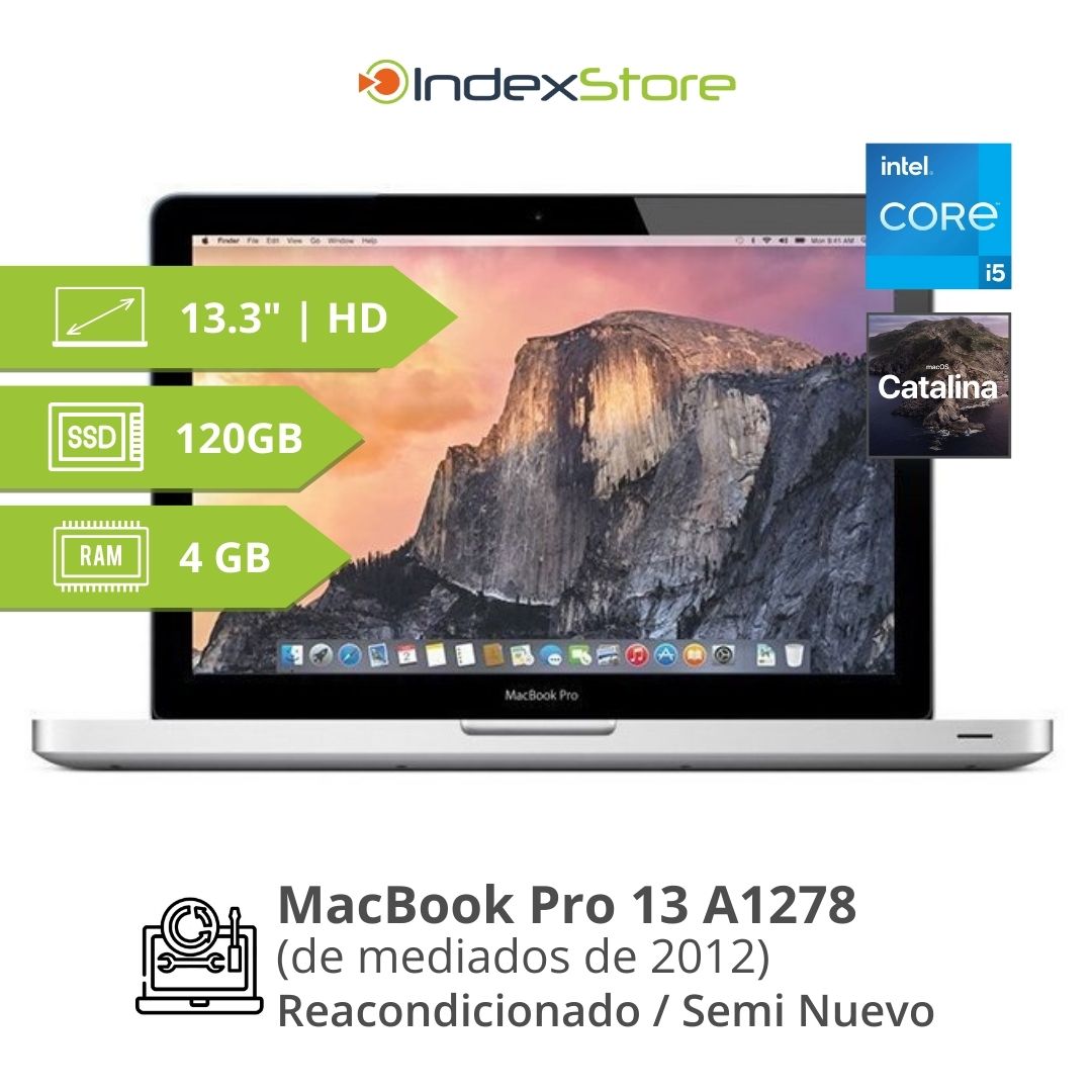 MacBook Pro 13 de mediados de 2012 - Modelo A1278 (Reacondicionado)