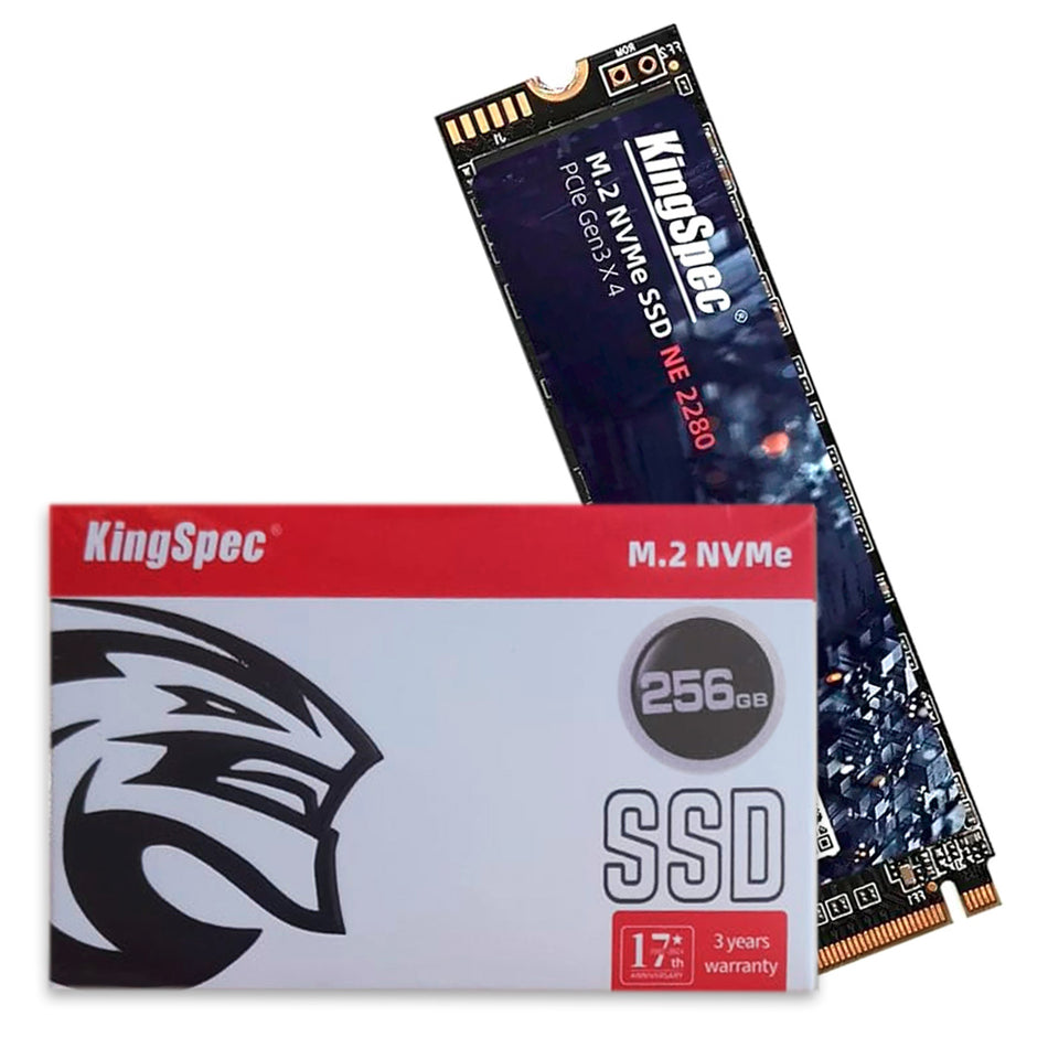 Disco SSD Kingspec M2 NVME de 256GB Serie NX